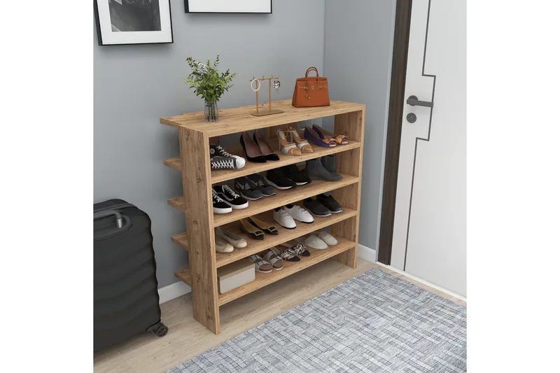 Sargel Skoskåp 75,6 cm - Brun - Products - Förvaring - Skåp - Förvaringsskåp