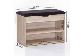 Shiheem Skohylla 60x30 cm - Trä/natur - Products - Förvaring - Skåp - Förvaringsskåp