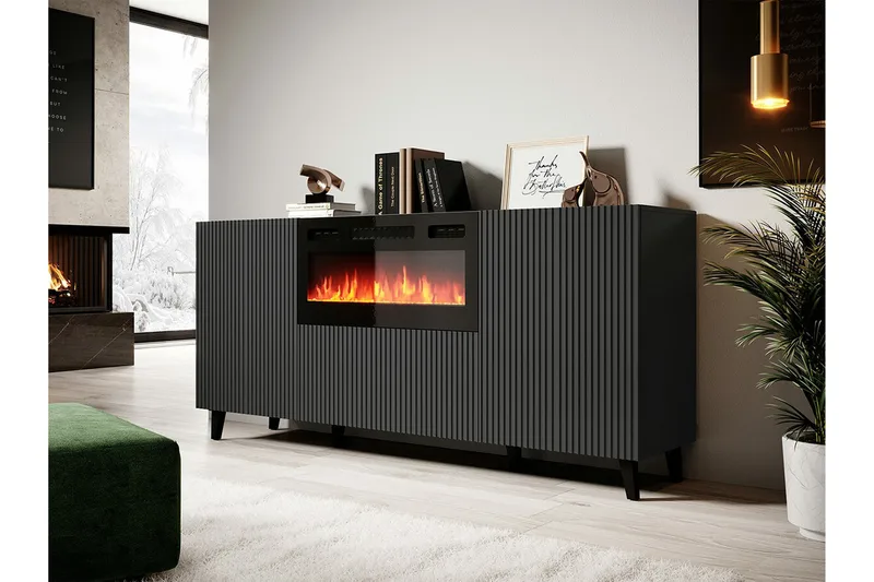 Strontian Highboard Scandinavian Choice Grey - Products - Förvaring - Skåp - Förvaringsskåp