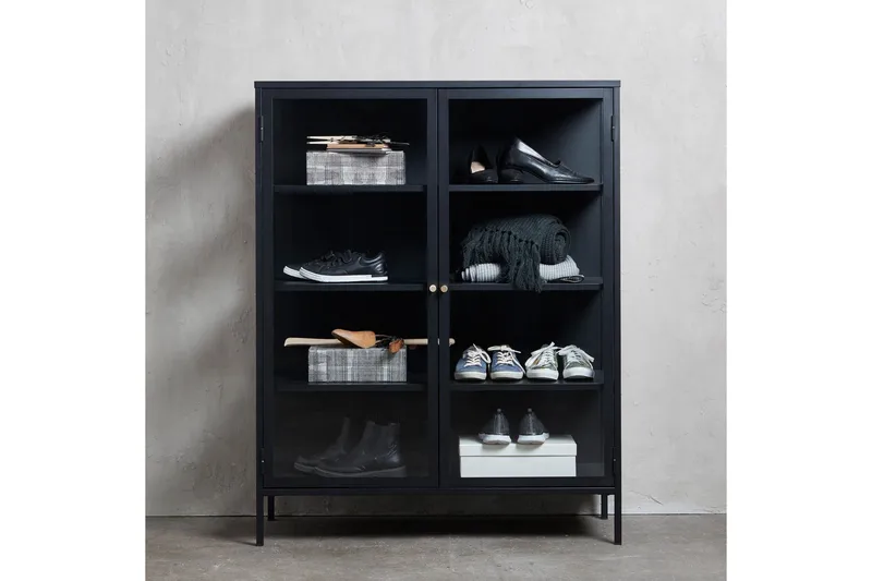 Umbri Highboard 110x140 cm - Svart - Products - Förvaring - Skåp - Förvaringsskåp