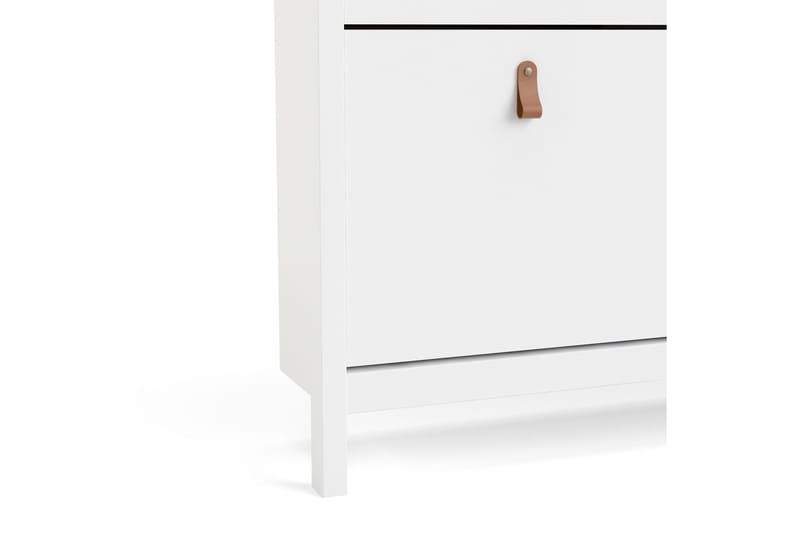 Vallvidera Skoskåp 25x102 cm - Vit/Natur - Products - Förvaring - Skåp - Förvaringsskåp