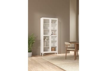 Valnorin Vitrinskåp 89x203 cm - Vit - Products - Förvaring - Skåp - Vitrinskåp