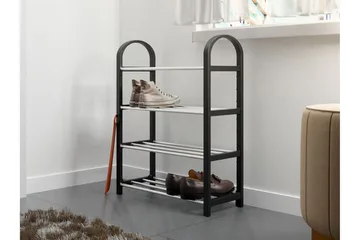 Cencja Skohylla 50x18 cm - Svart/Silver - Products - Förvaring - Skoförvaring - Skohylla & skost äll