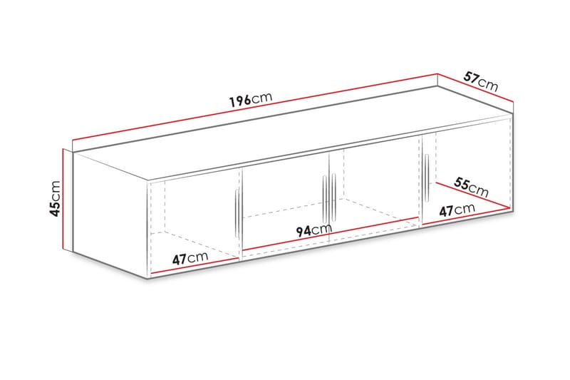 Chavez Vägghylla Vit - Products - Förvaring - Småförvaring - Väggförvaring