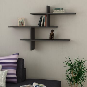 Vägghylla Leono - Antracit - Products - Förvaring - Småförvaring - Väggförvaring
