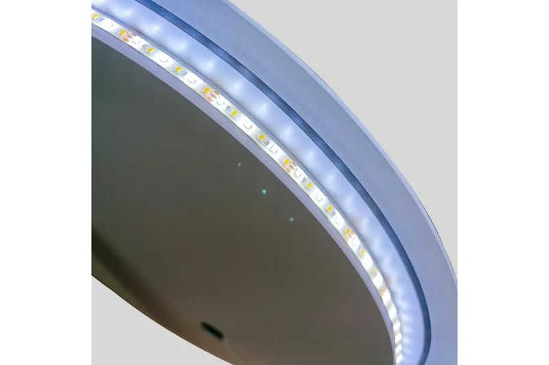 Clas Rund Badrumsspegel med LED-belysning 120 cm - Anti-Fog och Touch-Styrning - Products - Inredning - Badrumsinredning - Badrumsspegel