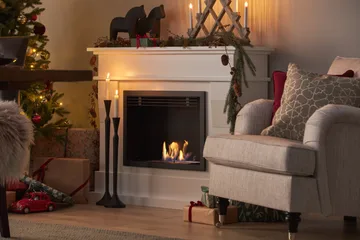 Route Braskamin Bioetanol Fristående MDF - Vit/Svart/Rostfritt Stål - Products - Inredning - Kaminer - Kamin utan skorsten - Etanolkamin