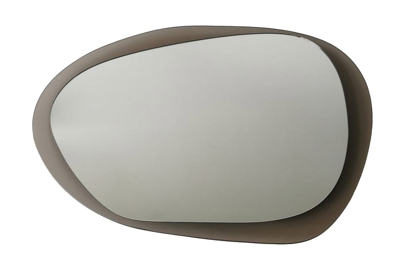Lepinas Väggspegel 75x55 cm, Brons/Härdat Glas