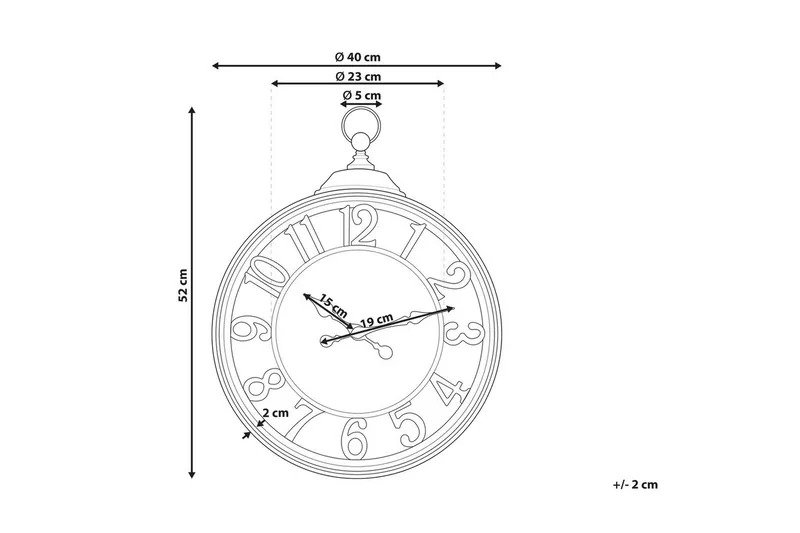 Väggklocka Alcoba - Products - Inredning - Väggdekor - Väggklocka & väggur - Urverk till väggklocka