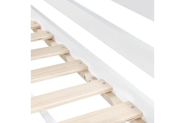 Högsäng med skrivbord Loury - Vit - Products - Möbler - Barnmöbler - Barnsäng & juniorsäng - Loftsäng barn