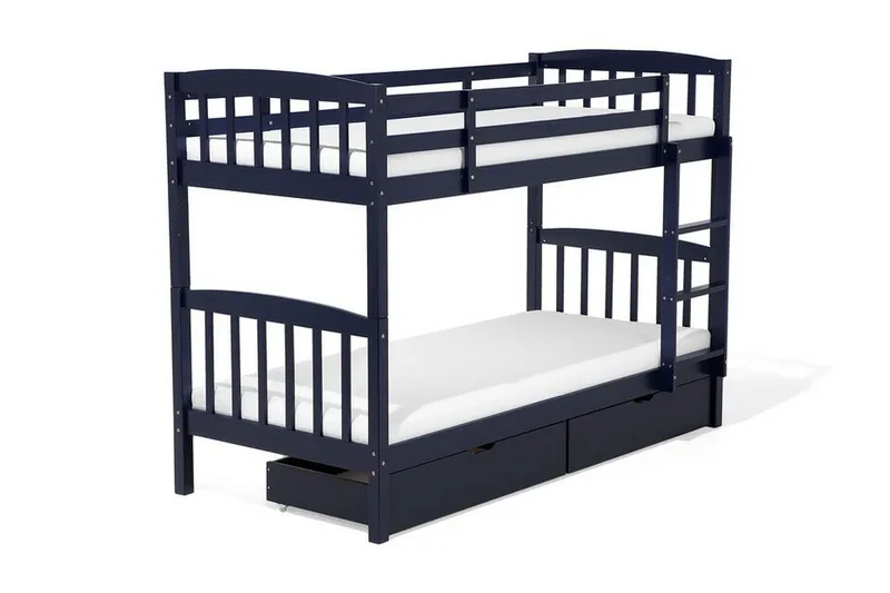 Revin Våningssäng 90x200 cm med Förvaring - Marinblå - Products - Möbler - Barnmöbler - Barnsäng & juniorsäng - Loftsäng barn