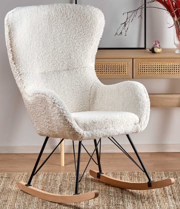 Doro gungstol - Gräddvit/svart - Gräddvit/svart - Products - Möbler - Barnmöbler - Barnstol - Gungstol barn