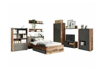 Rathmore Möbelset För Barnrum - Grå - Products - Möbler - Barnmöbler - Barnmöbelset