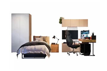 Rathmore Möbelset För Barnrum - Svart - Products - Möbler - Barnmöbler - Barnmöbelset