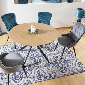 Aster matbord 120 cm - Ek/svart - Ek/svart - Products - Möbler - Bord & matgrupp - Matbord & köksbord