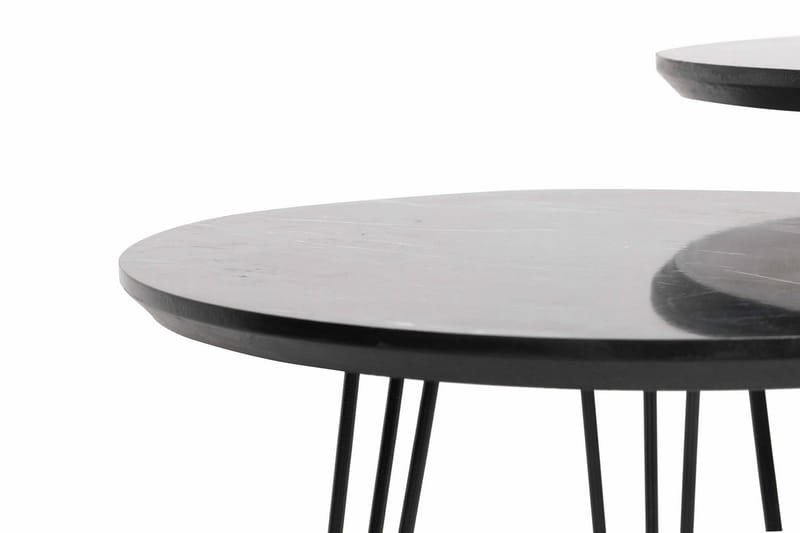 Apisa Satsbord 45 cm - Grå/Svart - Products - Möbler - Bord & matgrupp - Avlastningsbord & sidobord - Satsbord