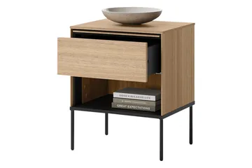 Basici Sängbord 51 cm - Brun - Products - Möbler - Bord & matgrupp - Avlastningsbord & sidobord - Sängbord & nattduksbord