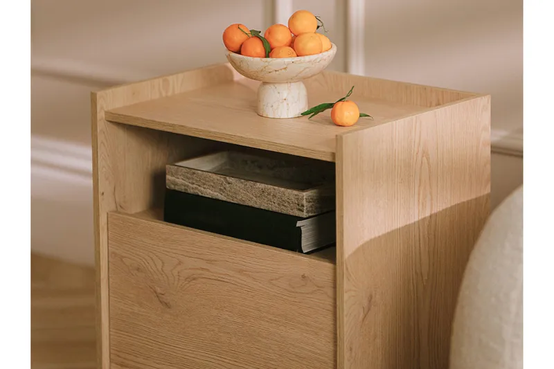 Bellia Sidobord 38 cm - Grå - Products - Möbler - Bord & matgrupp - Avlastningsbord & sidobord - Brickbord & småbord