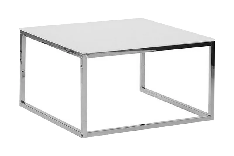 Brea Soffbord 2-pack - Vit/Glas - Products - Möbler - Bord & matgrupp - Avlastningsbord & sidobord - Satsbord