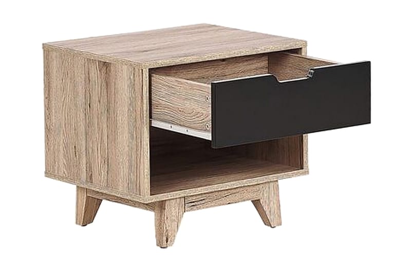 Hultz Soffbord 50 cm - Svart/Ljust Trä - Products - Möbler - Bord & matgrupp - Avlastningsbord & sidobord - Sängbord & nattduksbord