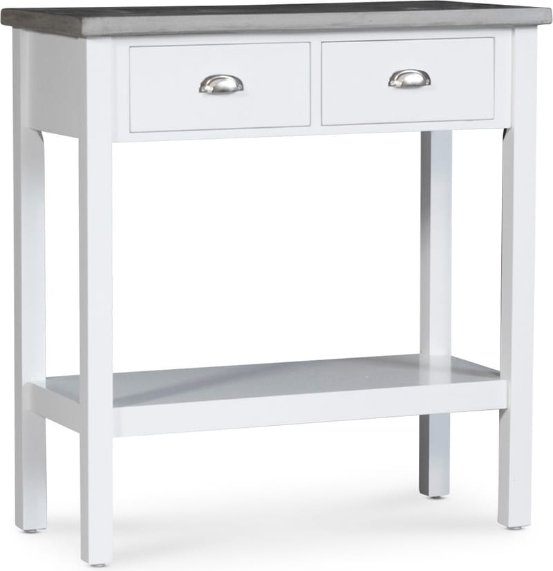 Konsolbord vitt med cement topp - Hugo - vit med cement topp - Products - Möbler - Bord & matgrupp - Avlastningsbord & sidobord - Konsolbord & hallbord