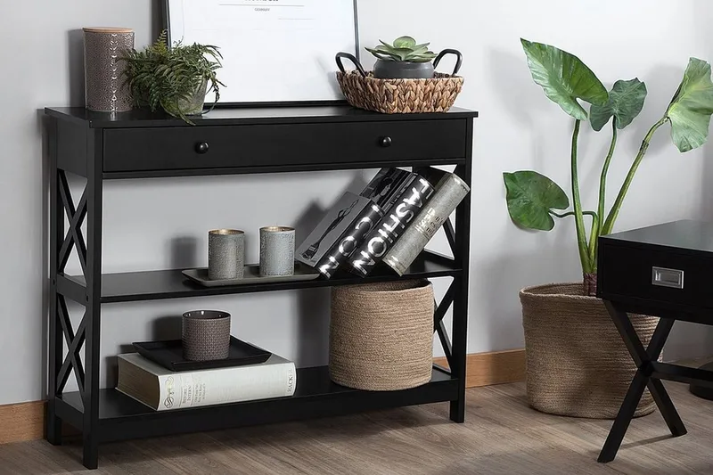 Montgomery Konsolbord 100 cm - Svart - Products - Möbler - Bord & matgrupp - Avlastningsbord & sidobord - Konsolbord & hallbord