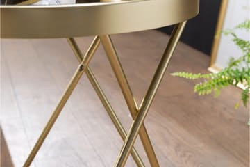 Reineck Sidobord 42 cm - Guld - Products - Möbler - Bord & matgrupp - Avlastningsbord & sidobord - Brickbord & småbord