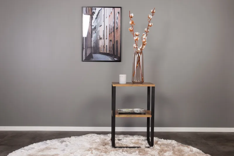 Rise Sängbord 30 cm, Svart