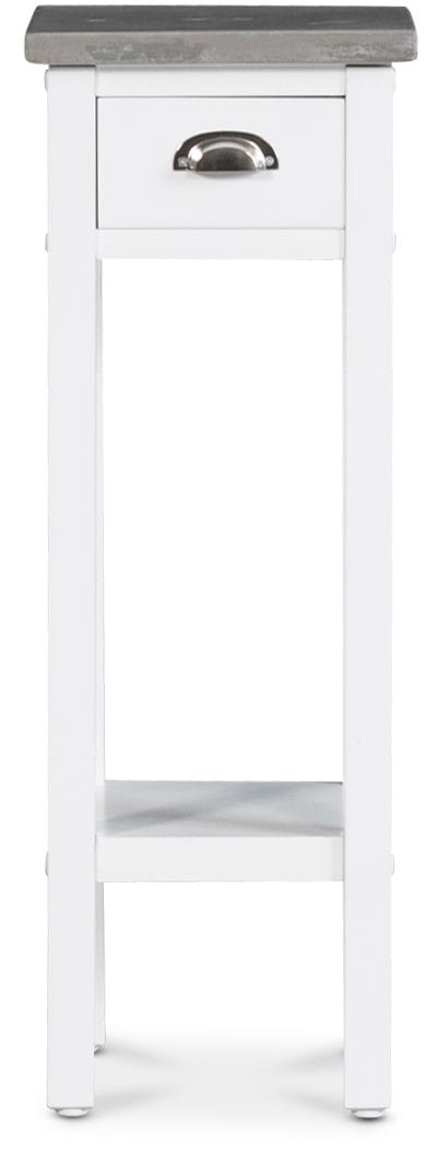 Sängbord med cementskiva - Hugo - Vit - Products - Möbler - Bord & matgrupp - Avlastningsbord & sidobord - Sängbord & nattduksbord