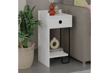 Sirius Sängbord 32x30 cm Vit - Hanah Home - Products - Möbler - Bord & matgrupp - Avlastningsbord & sidobord - Sängbord & nattduksbord