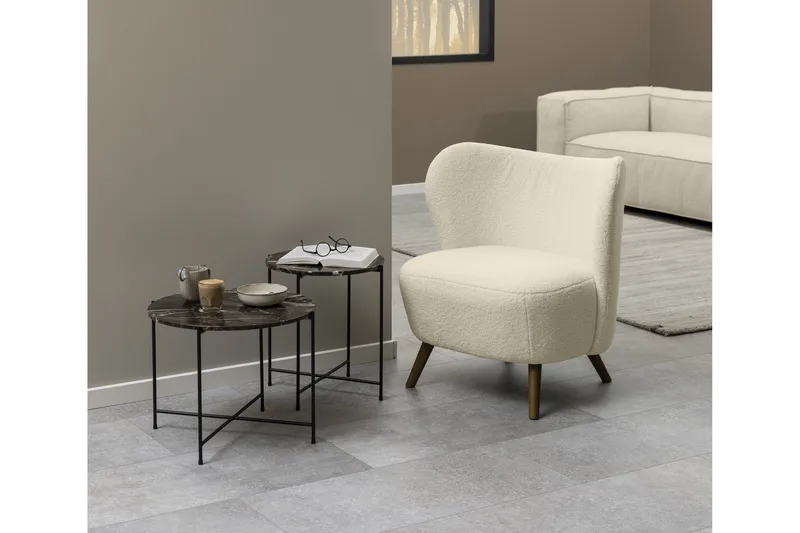 Sakchan Sidobord 42 cm Rund - Brun - Products - Möbler - Bord & matgrupp - Avlastningsbord & sidobord - Brickbord & småbord