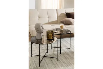 Sakchan Sidobord 42 cm Rund - Brun - Products - Möbler - Bord & matgrupp - Avlastningsbord & sidobord - Brickbord & småbord