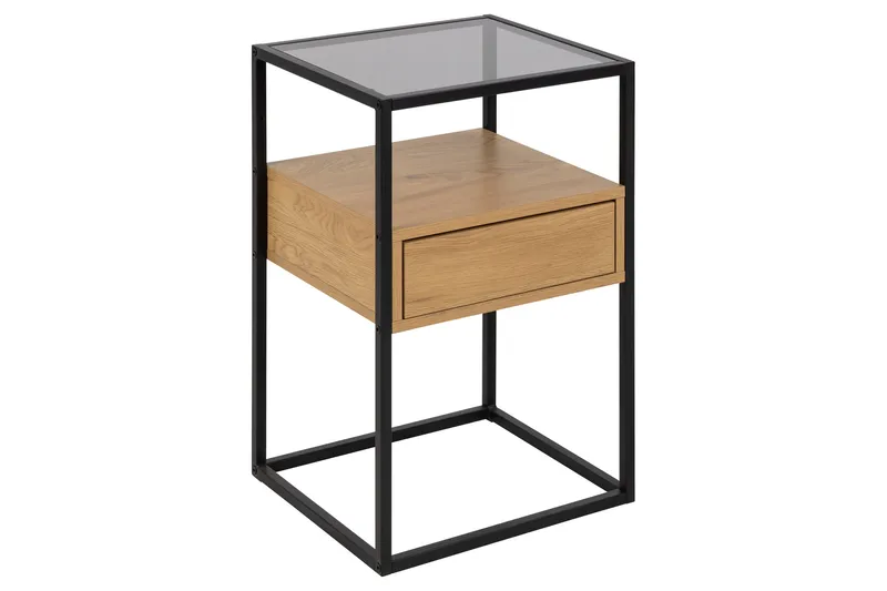 Sakila Sängbord 35 cm, Ek