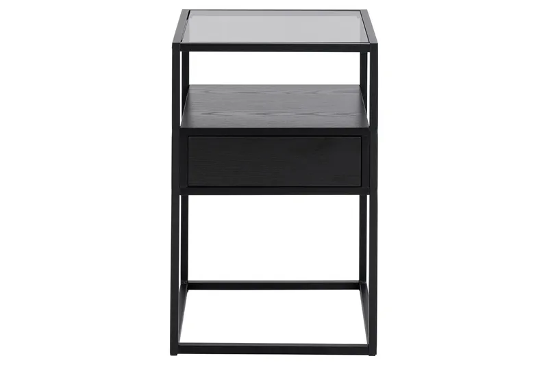 Sakila Sängbord 35 cm - Svart - Products - Möbler - Bord & matgrupp - Avlastningsbord & sidobord - Sängbord & nattduksbord