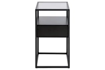 Sakila Sängbord 35 cm - Svart - Products - Möbler - Bord & matgrupp - Avlastningsbord & sidobord - Sängbord & nattduksbord