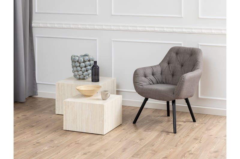 Samon Soffbord 58x58 cm - Beige - Products - Möbler - Bord & matgrupp - Avlastningsbord & sidobord - Satsbord