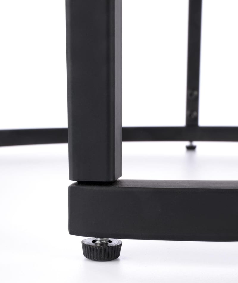 Satsbord valnöt/svart Ø43/53 cm - Tore - Valnöt/svart - Products - Möbler - Bord & matgrupp - Avlastningsbord & sidobord - Satsbord