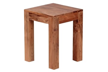 Sido bord Wohnling massivt trä 35x35cm med träben, lantlig stil Akacia - Akacia - Products - Möbler - Bord & matgrupp - Avlastningsbord & sidobord - Brickbord & småbord