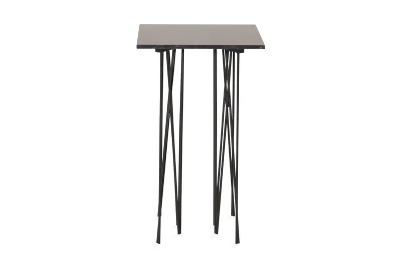 Stone Avlastningsbord 40 cm, Svart