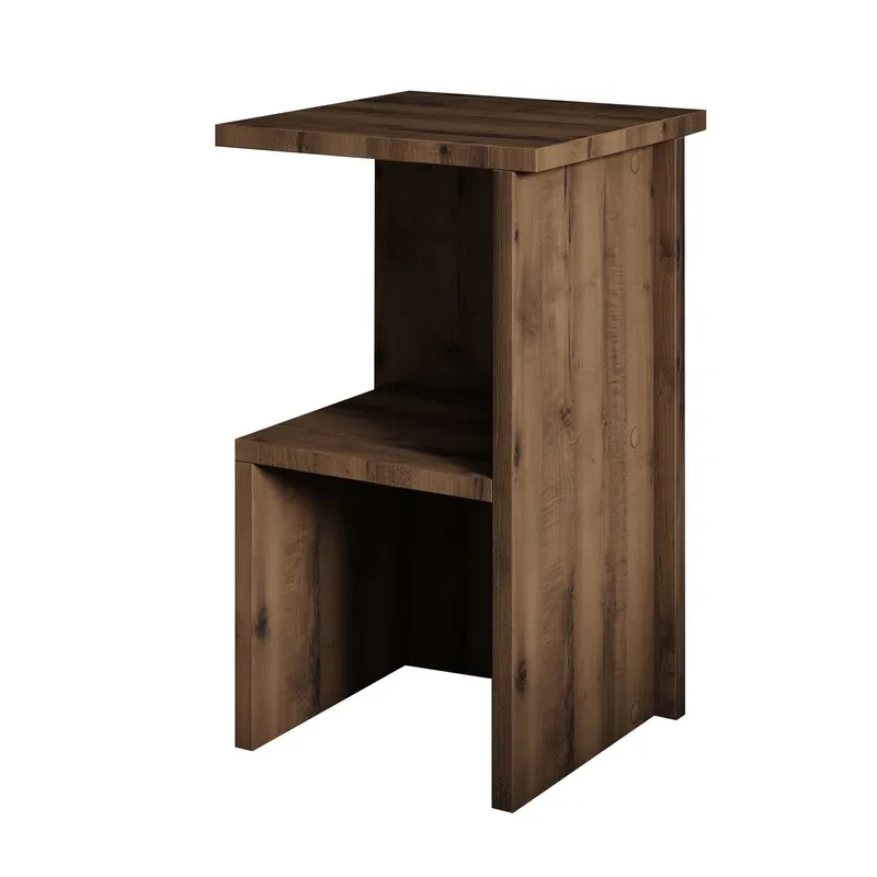 Tunel Nattduksbord 29,6x50x29,6 cm, antik valnöt