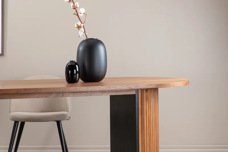 Bianca Matbord 200 cm Ovalt - Valnötsbrun - Products - Möbler - Bord & matgrupp - Matbord & köksbord