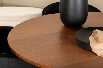 Bianca Matgrupp 110 cm Rund med 4 Berit stolar - Svart - Products - Möbler - Bord & matgrupp - Matgrupp