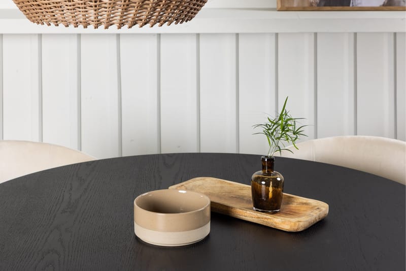 Bootcut Matgrupp 110 cm Rund med 4 Berit stolar - Beige - Products - Möbler - Bord & matgrupp - Matgrupp