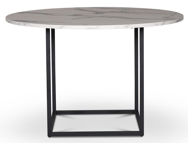 Sintorp toppskiva Ø90 cm - Brun marmor (Exklusivt laminat), brun marmor