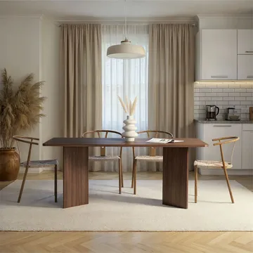 Cadron Matbord 180 cm Rektangulär - Valnöt - Products - Möbler - Bord & matgrupp - Matbord & köksbord