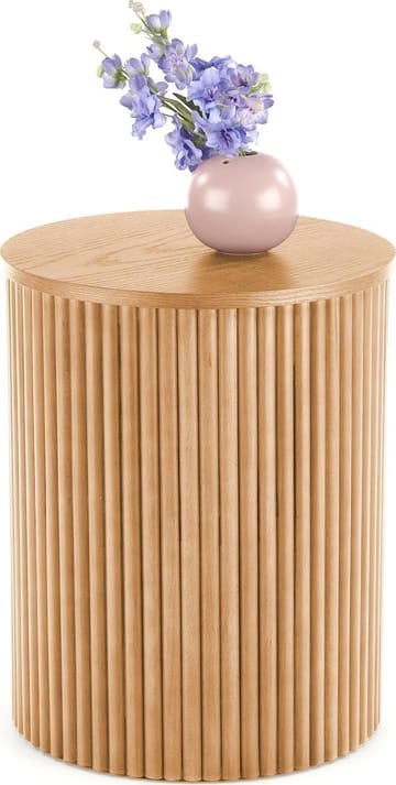 Celie runt soffbord med trästavar Ø40 cm - Trä - Products - Möbler - Bord & matgrupp - Soffbord