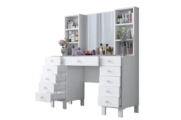 Ceylon Sminkbord 120 cm - Vit - Products - Möbler - Bord & matgrupp - Sminkbord & toalettbord