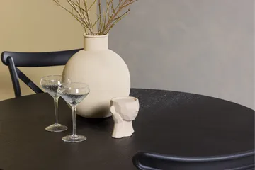 Copenhagen Matgrupp 115 cm Rund med 4 Crosett stolar - Svart - Products - Möbler - Bord & matgrupp - Matgrupp