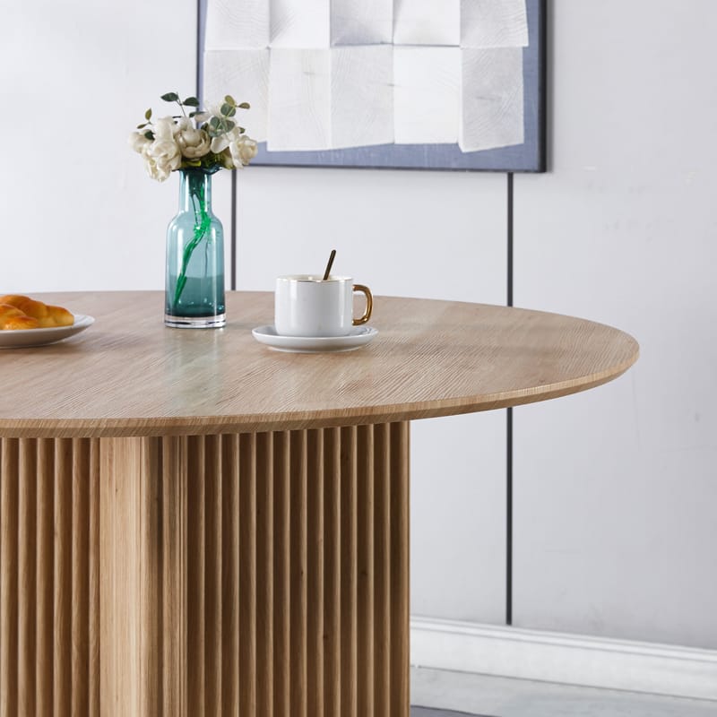 Crossby runt matbord Ø120 cm - Ek - Ek - Products - Möbler - Bord & matgrupp - Matbord & köksbord