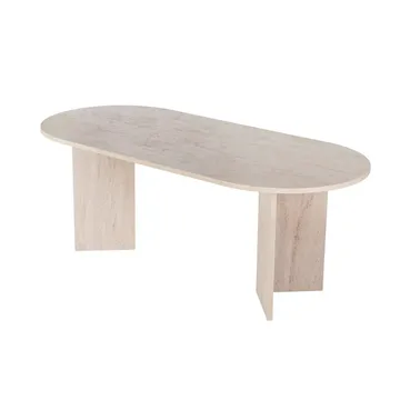 Dano Matbord Oval 200 cm, Taupe